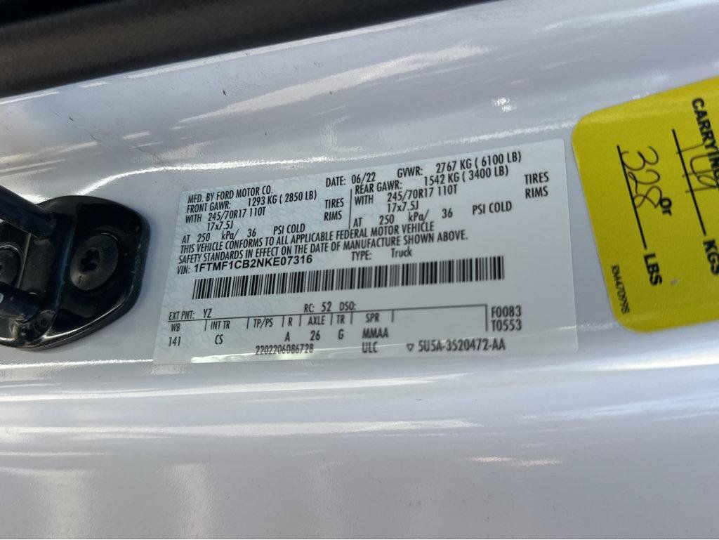 Used 2022 Ford F150 XL w/ Trailer Tow Package RWD image 44