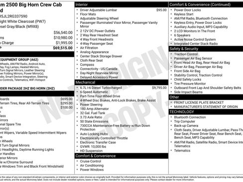 Used 2024 RAM 2500 Big Horn image 35