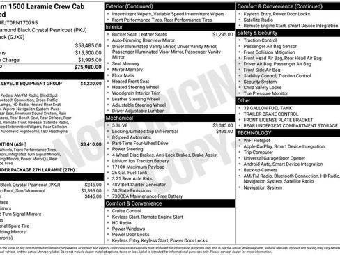 Used 2024 RAM 1500 Laramie AWD/4WD image 37