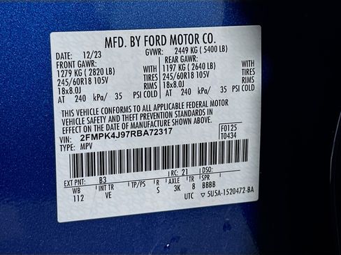 Used 2024 Ford Edge SEL AWD/4WD image 12