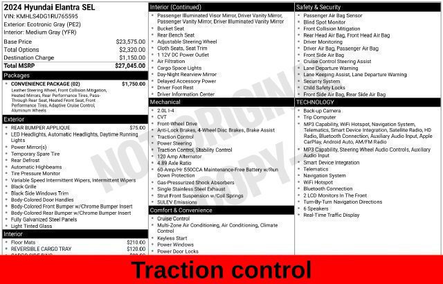 Used 2024 Hyundai Elantra SEL w/ Convenience Package FWD image 27