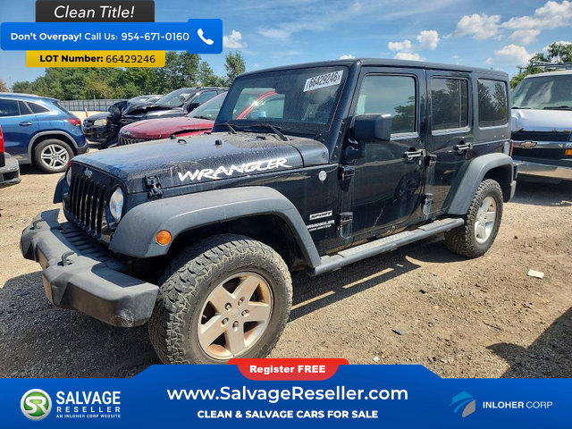 Used 2014 Jeep Wrangler Unlimited Sport w/ Dual Top Group AWD/4WD image 1