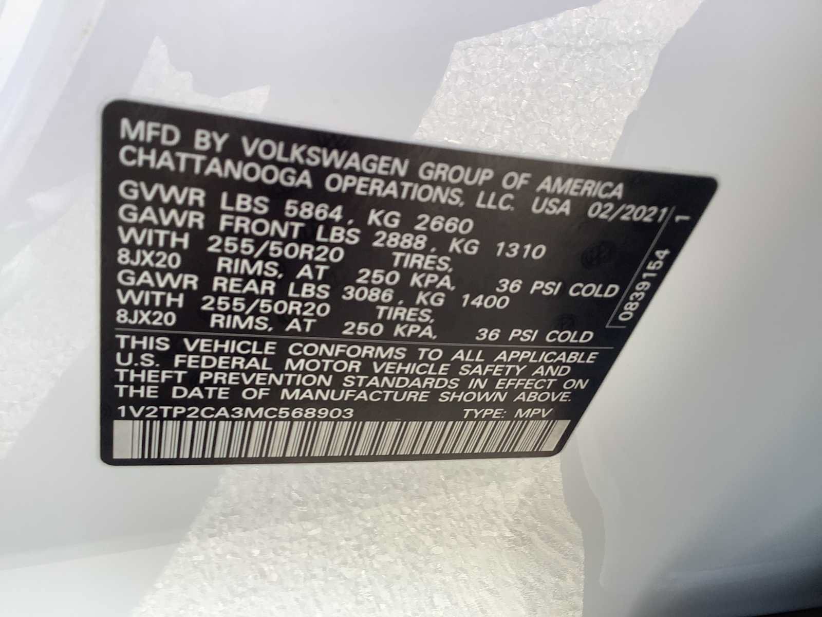 Used 2021 Volkswagen Atlas SEL Premium AWD/4WD image 21