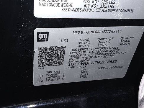 Used 2022 Chevrolet Silverado 1500 Custom RWD image 33