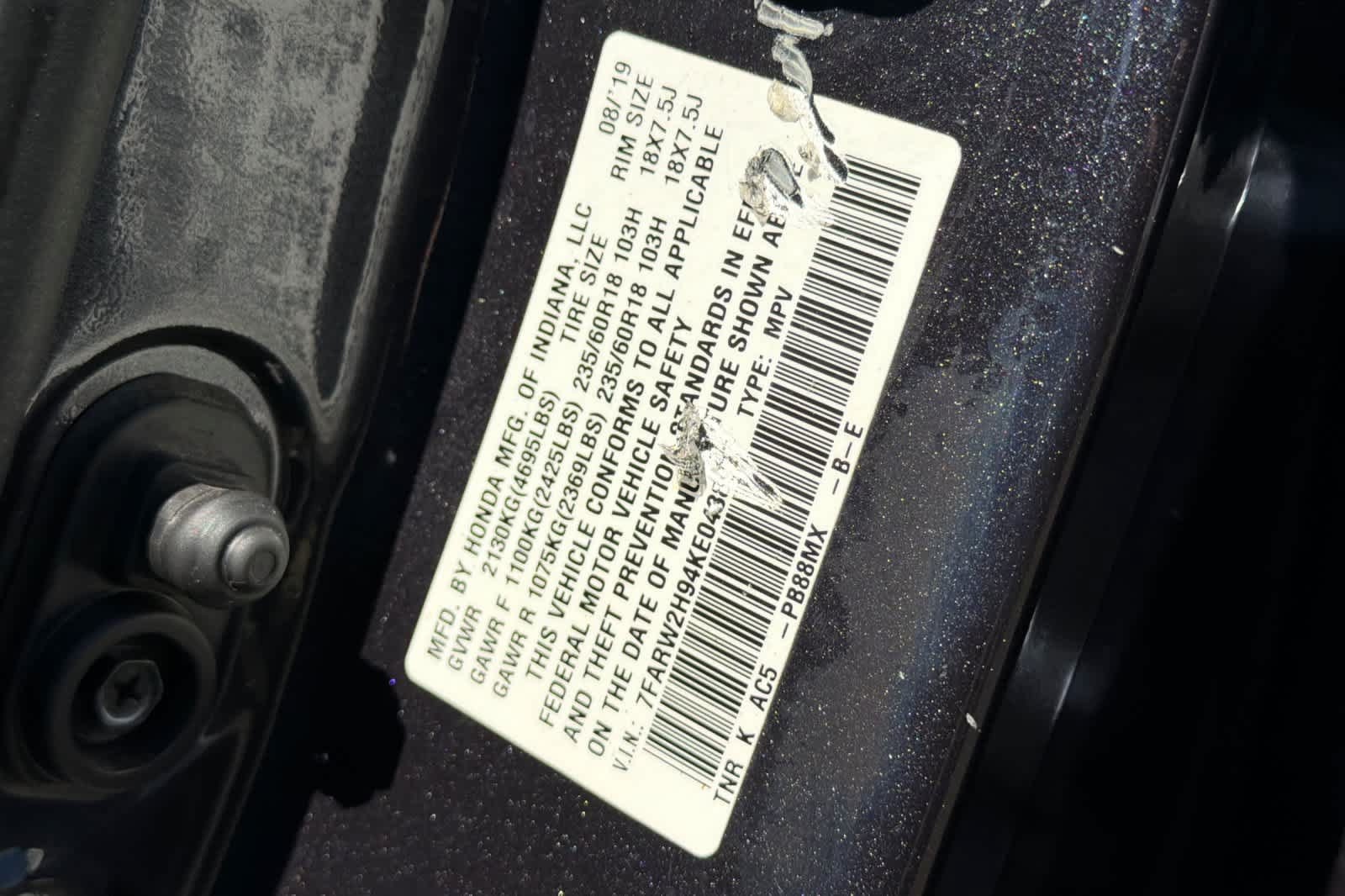 Used 2019 Honda CR-V Touring image 34