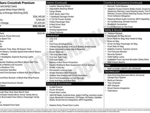 Used 2023 Subaru Crosstrek 2.0i Premium image 6