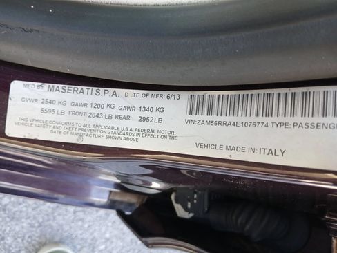 Used 2014 Maserati Quattroporte S Q4 AWD/4WD image 7