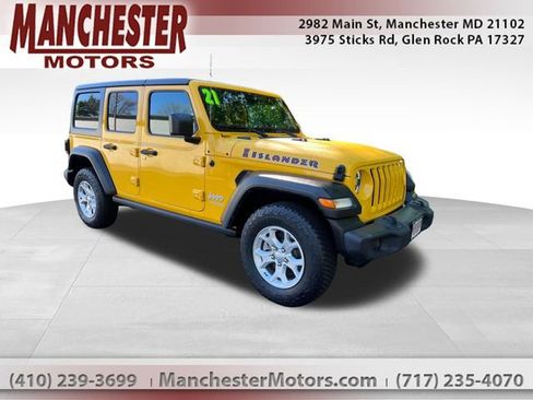 Used 2021 Jeep Wrangler Unlimited Sport AWD/4WD image 1