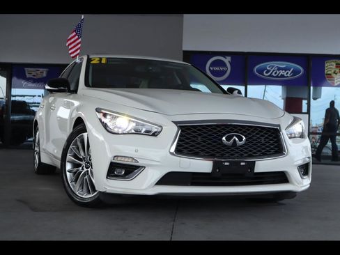 Used 2021 INFINITI Q50 Luxe w/ Cargo Package image 1