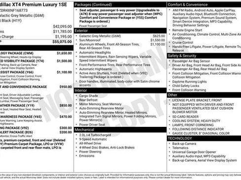 Used 2022 Cadillac XT4 Premium Luxury w/ Technology Package image 35