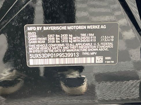 Used 2023 BMW X3 xDrive30i w/ Convenience Package AWD/4WD image 34