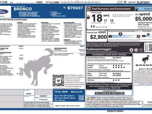 New 2025 Ford Bronco Badlands image 43