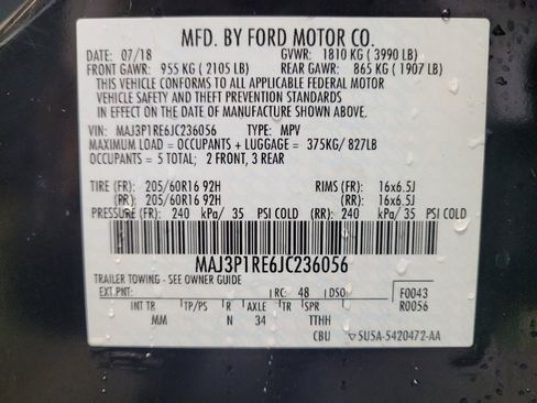 Used 2018 Ford EcoSport S FWD image 33
