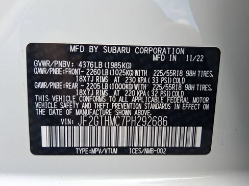 Used 2023 Subaru Crosstrek 2.5i Limited w/ Moonroof Package AWD/4WD image 31