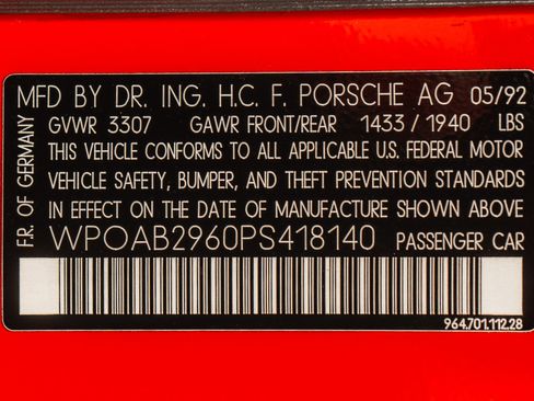 Used 1993 Porsche 911 RS America image 20