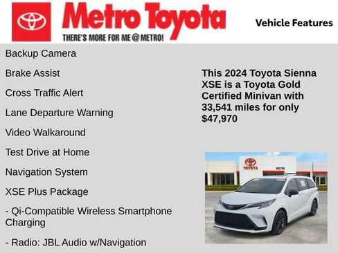 Certified 2024 Toyota Sienna XSE image 21