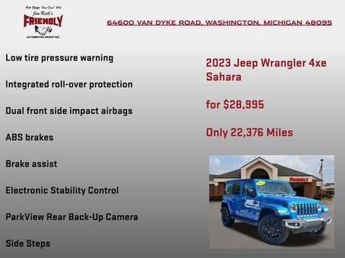 Used 2023 Jeep Wrangler Unlimited Sahara w/ Cold Weather Group AWD/4WD image 25