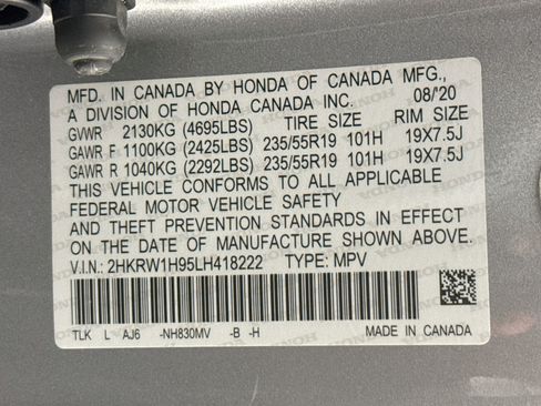 Used 2020 Honda CR-V Touring image 39