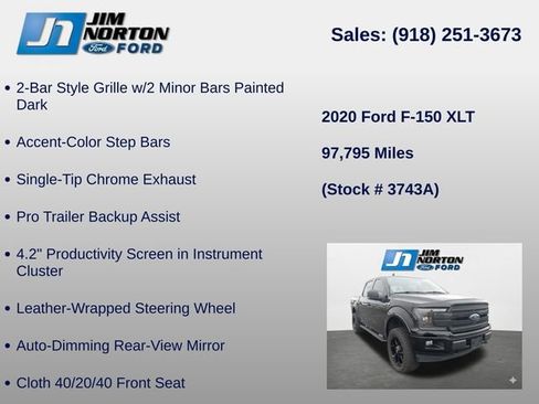 Used 2020 Ford F150 XLT w/ Equipment Group 302A Luxury AWD/4WD image 18