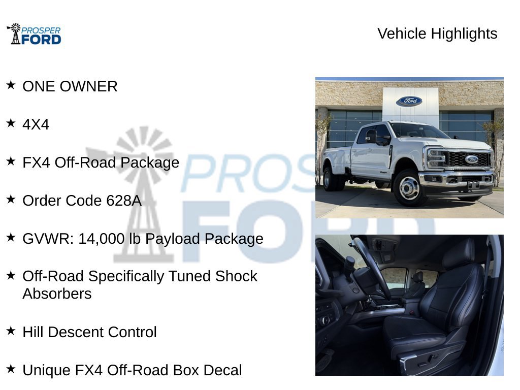 Used 2024 Ford F350 Lariat w/ FX4 Off-Road Package AWD/4WD image 5