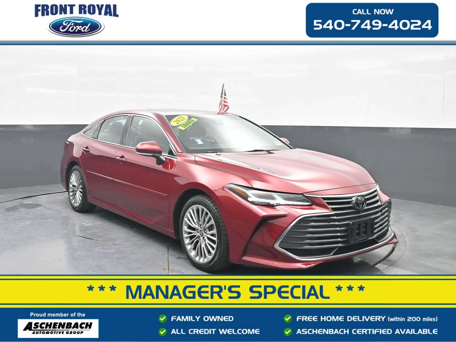 Used 2021 Toyota Avalon Limited w/ Advanced Safety Package AWD/4WD image 1