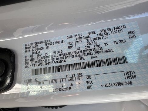 New 2025 Ford F150 XLT w/ Equipment Group 302A MID image 23