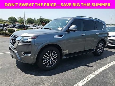 Used 2023 Nissan Armada SL w/ Captain's Chairs Package RWD image 1