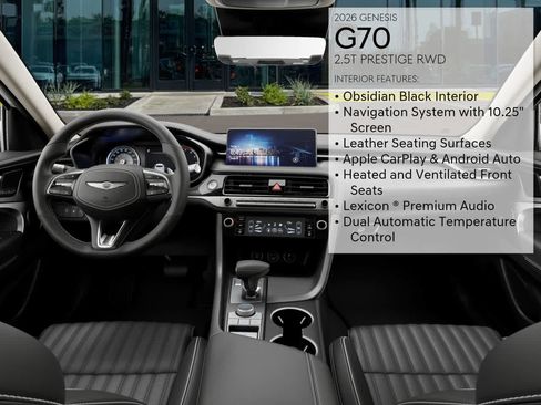 New 2026 Genesis G70 2.5T Prestige image 17