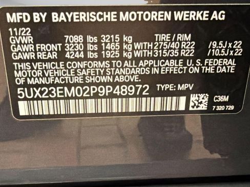 Certified 2023 BMW X7 xDrive40i w/ M Sport Package image 15