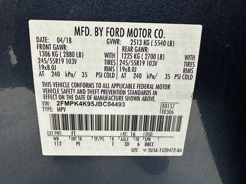 Used 2018 Ford Edge Titanium w/ Equipment Group 301A image 11