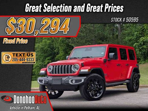 Used 2025 Jeep Wrangler Unlimited Sahara AWD/4WD image 1