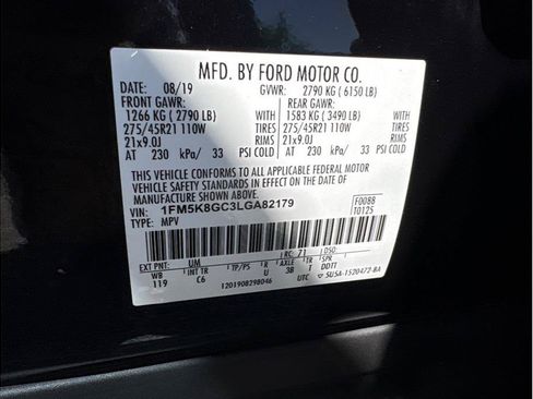 Used 2020 Ford Explorer ST w/ ST High-Performance Pack AWD/4WD image 16