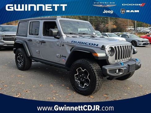 Used 2021 Jeep Wrangler Unlimited Rubicon 4xe w/ Cold Weather Group image 1