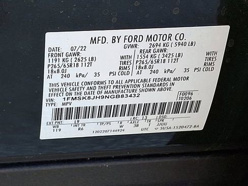 Certified 2022 Ford Explorer Timberline image 28