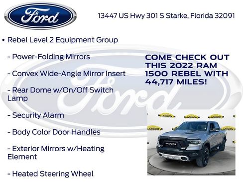 Used 2022 RAM 1500 Rebel w/ Rebel Level 2 Equipment Group image 25