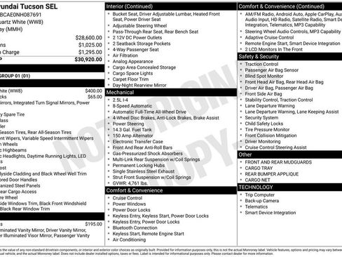 Used 2022 Hyundai Tucson SEL AWD/4WD image 31