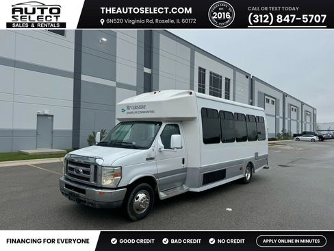 Used 2011 Ford E-450 and Econoline 450 Super Duty w/ Shuttle Bus Prep Pkg RWD image 1