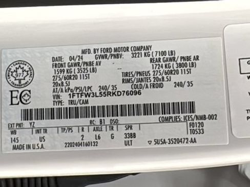 Used 2024 Ford F150 XLT w/ Equipment Group 302A MID AWD/4WD image 26