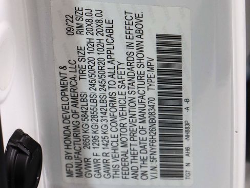 Used 2022 Honda Pilot Special Edition image 35