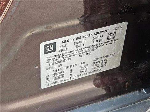 Used 2016 Chevrolet Trax LT w/ LT Convenience Package FWD image 15