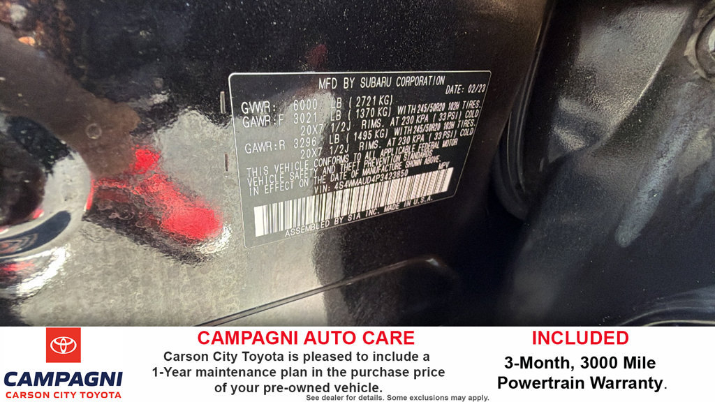 Used 2023 Subaru Ascent Limited w/ Technology Package AWD/4WD image 30