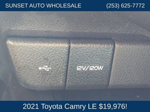 Used 2021 Toyota Camry LE w/ Cold Weather Package FWD image 33