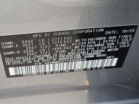 New 2026 Subaru Ascent Touring AWD/4WD image 18