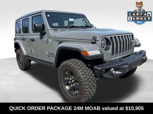 Used 2019 Jeep Wrangler Unlimited Sahara w/ Quick Order Package 24M Moab AWD/4WD image 1