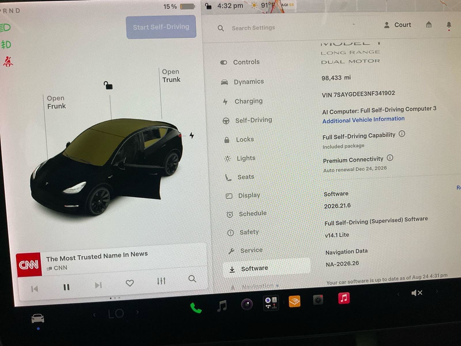 Used 2022 Tesla Model Y Long Range AWD/4WD image 5