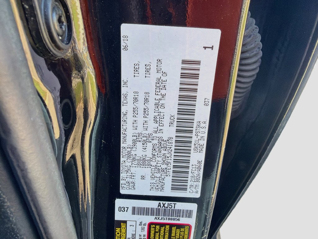 Used 2018 Toyota Tundra SR5 w/ SR5 Upgrade Package RWD image 34
