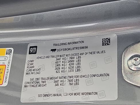 Certified 2026 Cadillac Escalade Platinum Sport w/ LPO, ONYX Package AWD/4WD image 41