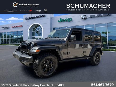 Certified 2022 Jeep Wrangler Unlimited Sport AWD/4WD image 3