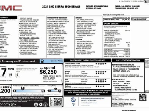 Certified 2024 GMC Sierra 1500 Denali w/ Denali Reserve Package image 2
