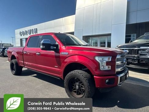 Used 2015 Ford F150 Platinum w/ Technology Package AWD/4WD image 1